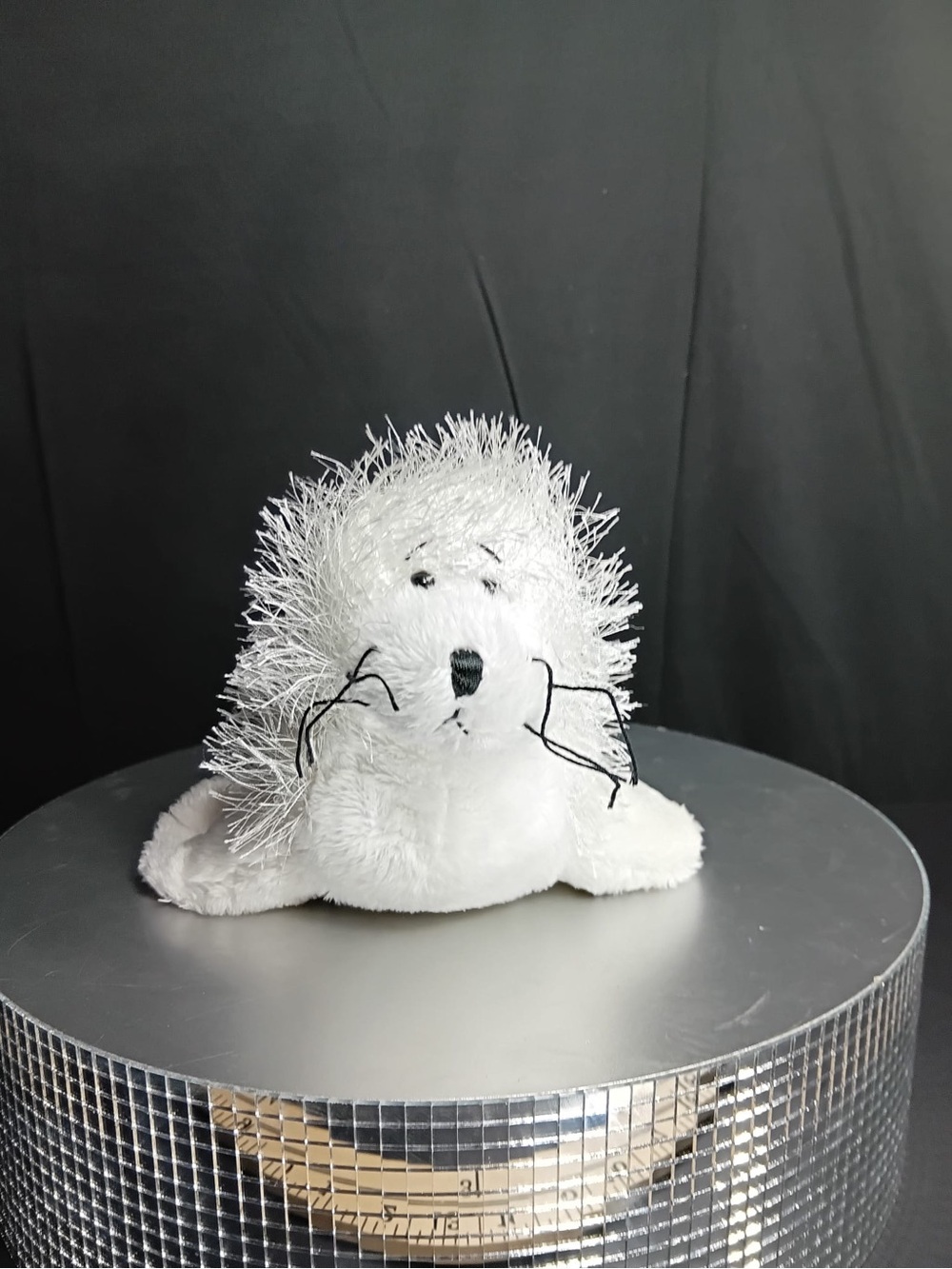 Ganz White Plush Seal Stuffed Animal 5”